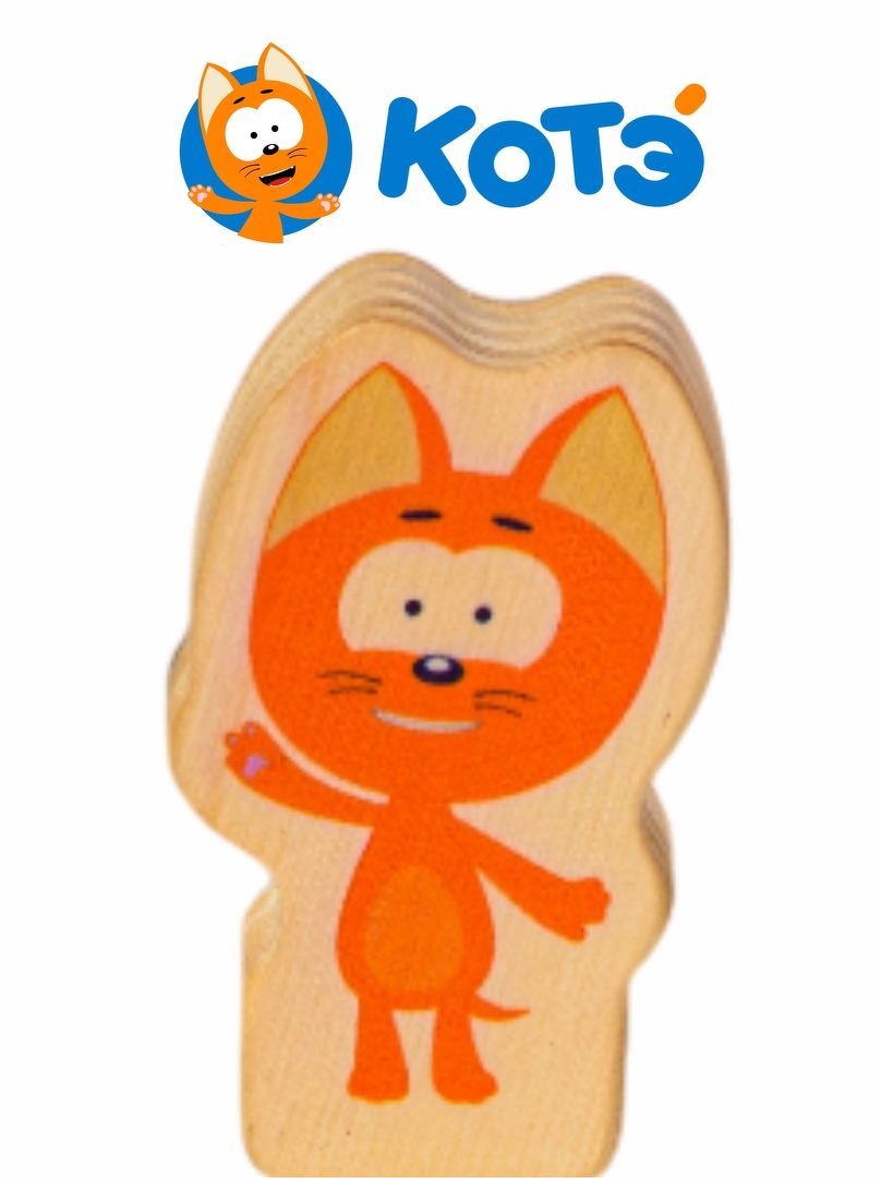 Фигурка персонажа Котэ из дерева