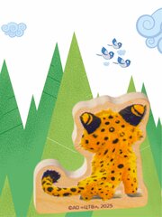 Леопард Лео фигурка из дерева