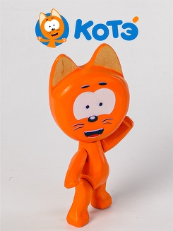 Фигурка кукла КОТЭ из дерева на магнитах